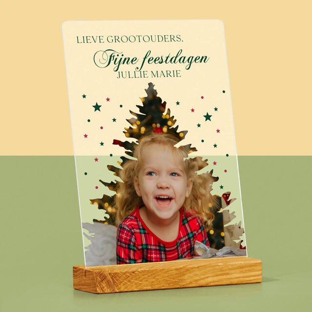 Vorm Van Foto'S: Kerstboom, Feestdagen - Afdruk Op Acrylglas (Verticaal)