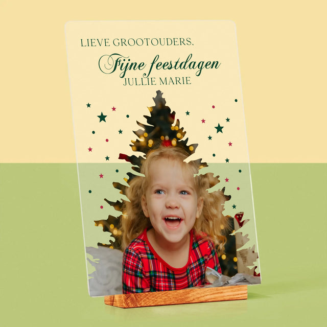 Vorm Van Foto'S: Kerstboom, Feestdagen - Afdruk Op Acrylglas (Verticaal)