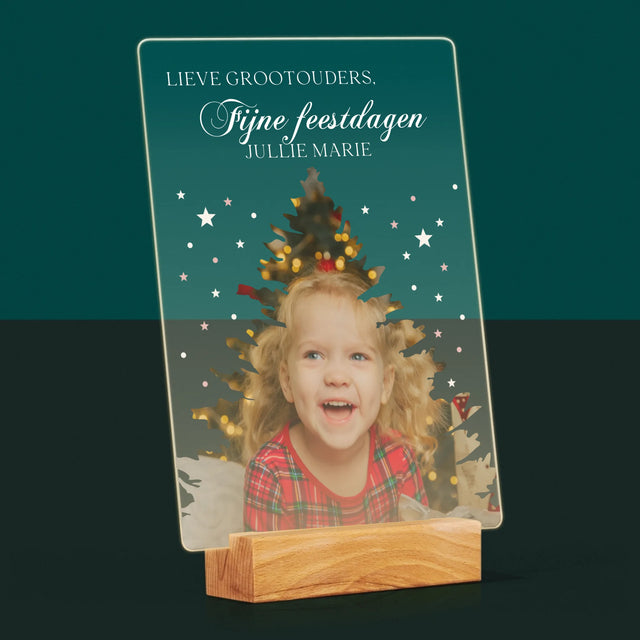 Vorm Van Foto'S: Kerstboom, Feestdagen - Afdruk Op Acrylglas (Verticaal)