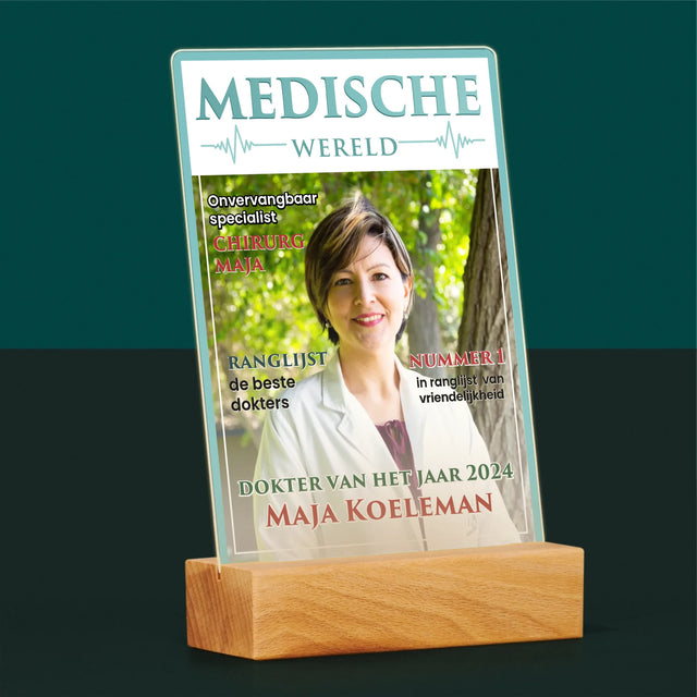 Omslag Van Tijdschrift: Medische Wereld - Afdruk Op Acrylglas (Verticaal)