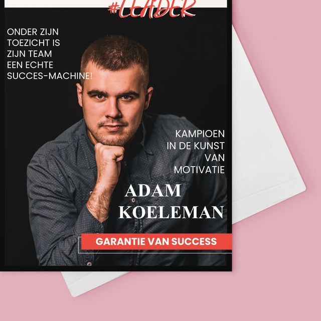 Omslag Van Tijdschrift: Team Leader - Wenskaart