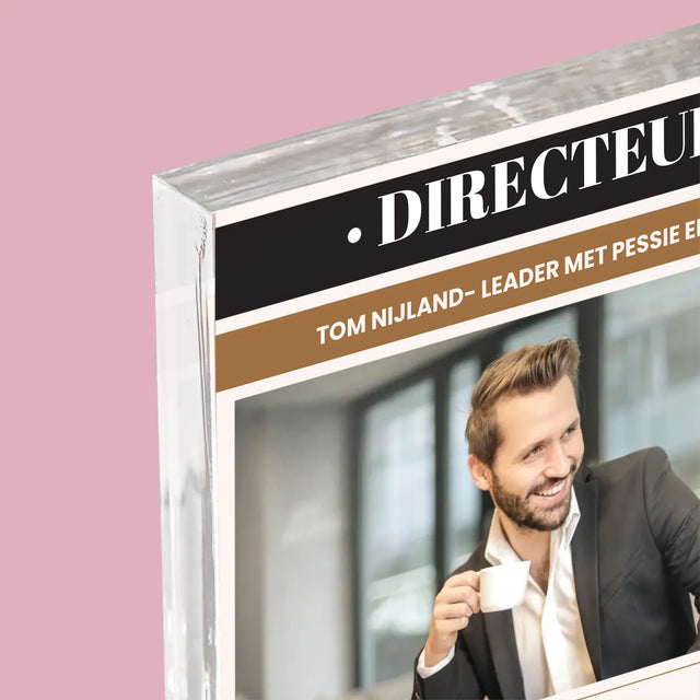 Omslag Van Tijdschrift: Directeur - Acryl Blok