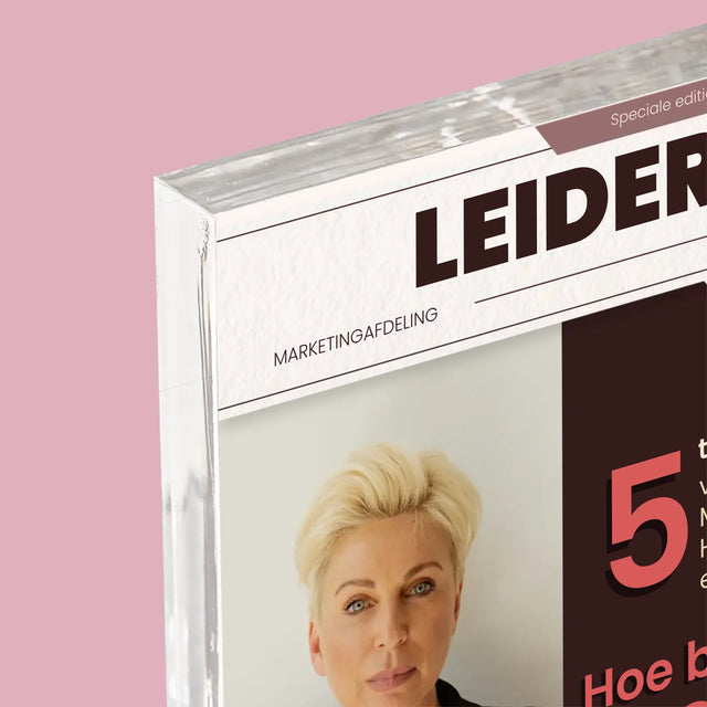 Omslag Van Tijdschrift: Leider - Acryl Blok