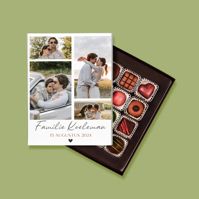Fotocollage: Familie - Pralines