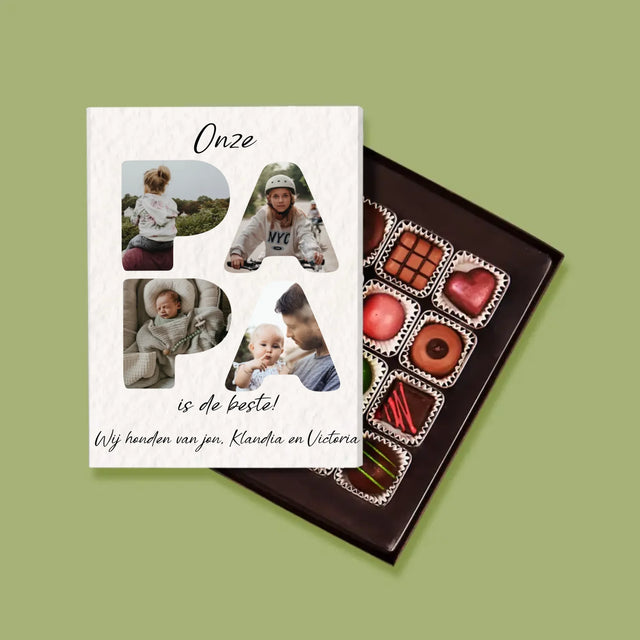 Woord Van Foto'S: Onze Papa Is De Beste - Pralines