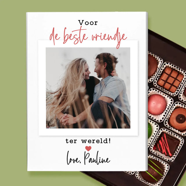 Foto En Handtekening: Voor De Beste Vriendje - Pralines