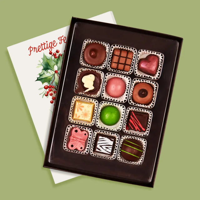 Foto En Handtekening: Kerstkrans - Pralines