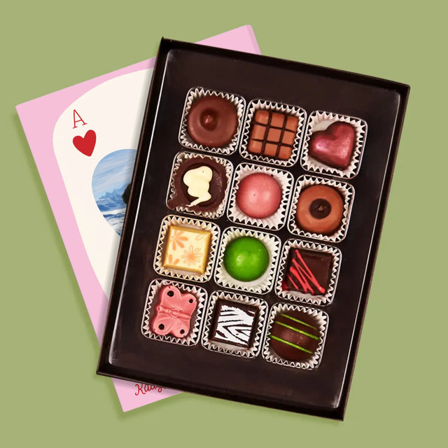 Foto En Handtekening: Valentijnkaart - Pralines