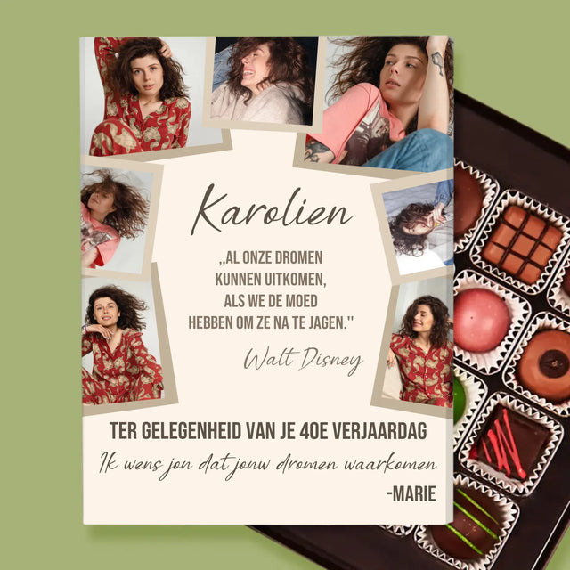 Fotocollage: Maak Je Dromen Waar - Pralines