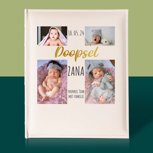 Fotocollage: Doopsel, Kruis - Fotoalbum