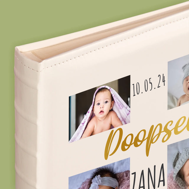 Fotocollage: Doopsel, Kruis - Fotoalbum