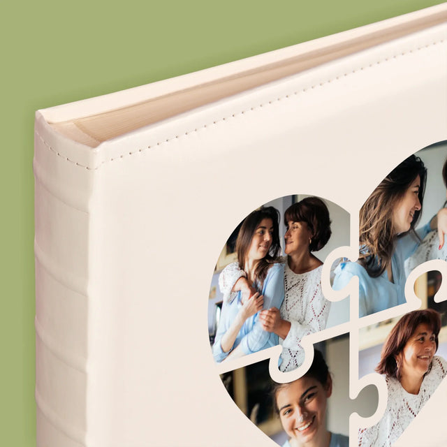 Fotocollage: Puzzel Hart, Voor Mama - Fotoalbum