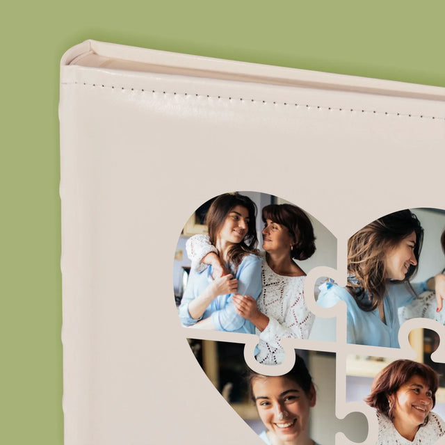 Fotocollage: Puzzel Hart, Voor Mama - Fotoalbum