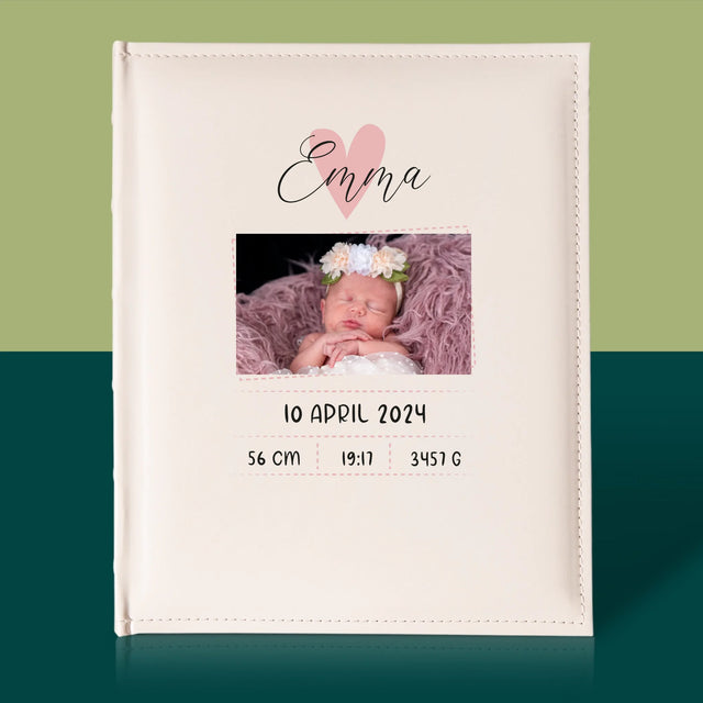 Geboorteakte Van Kind: Metriek Hartje Voor Meisje - Fotoalbum