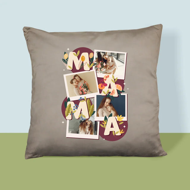 Fotocollage: Letters Mama - Kussen 