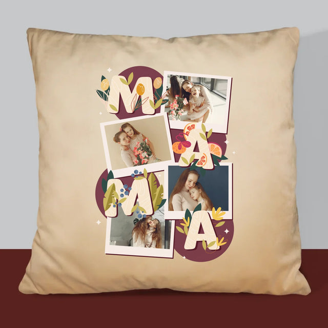 Fotocollage: Letters Mama - Kussen 