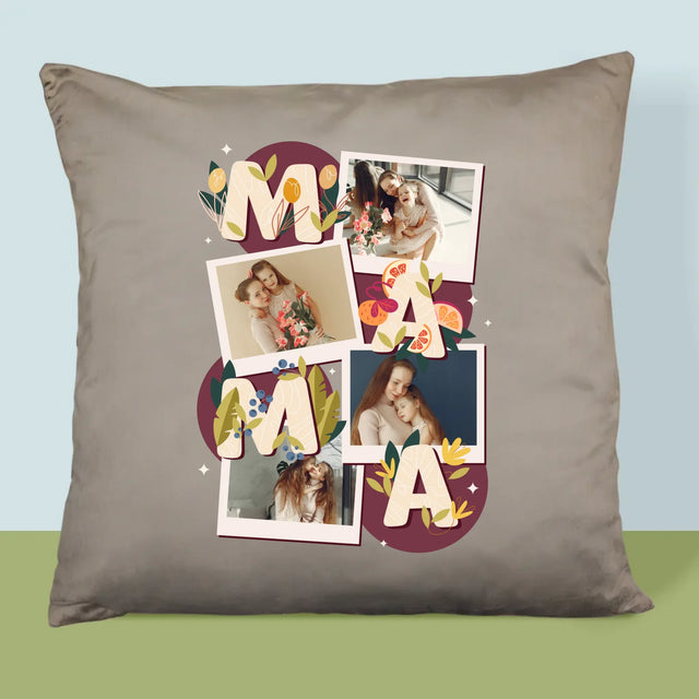 Fotocollage: Letters Mama - Kussen 