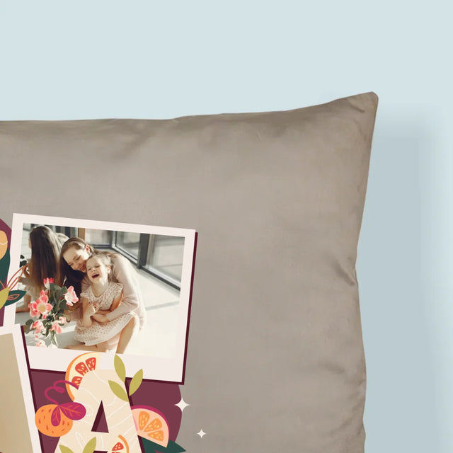 Fotocollage: Letters Mama - Kussen 