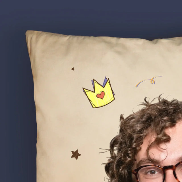 Foto En Handtekening: Papa Een Held - Kussen 