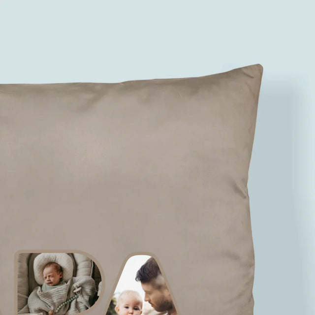 Woord Van Foto'S: Onze Papa Is De Beste - Kussen 