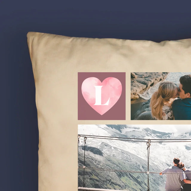 Fotocollage: Hartje Love - Kussen 