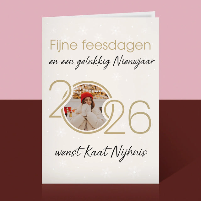 Fotocollage: Gelukkig Nieuwjaar - Wenskaart