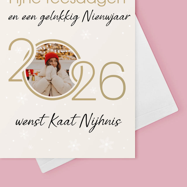 Fotocollage: Gelukkig Nieuwjaar - Wenskaart