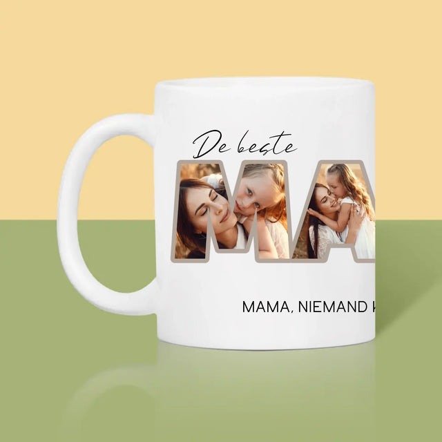Woord Van Foto'S: Foto'S De Beste Mama Ter Wereld - Mok