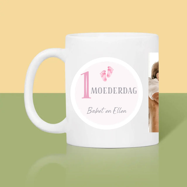 Fotocollage: Eerste Moederdag - Mok
