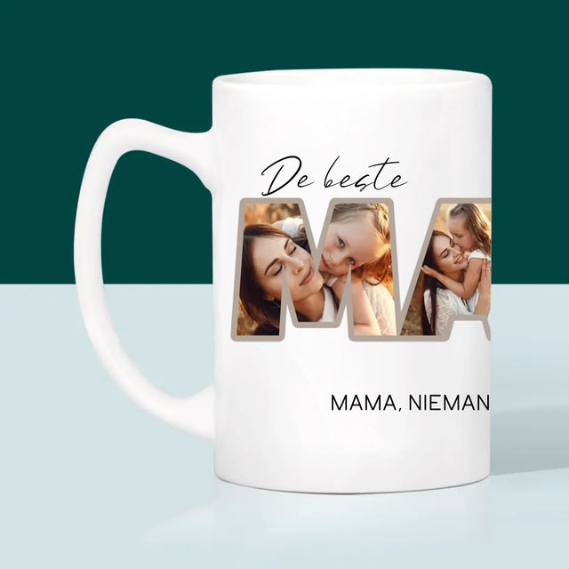 Woord Van Foto'S: Foto'S De Beste Mama Ter Wereld - Mok