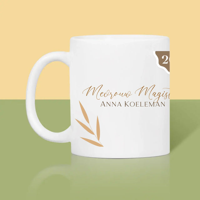 Fotocollage: Mevrouw Magister - Mok