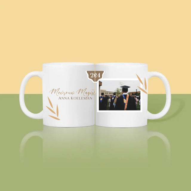 Fotocollage: Mevrouw Magister - Mok