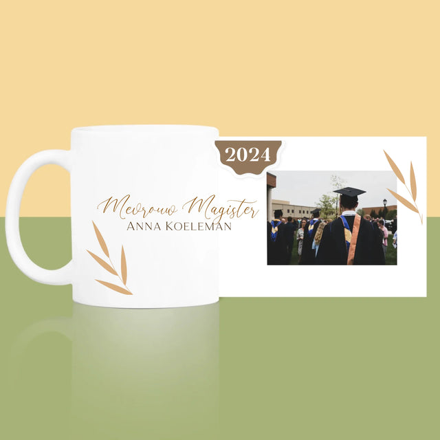 Fotocollage: Mevrouw Magister - Mok