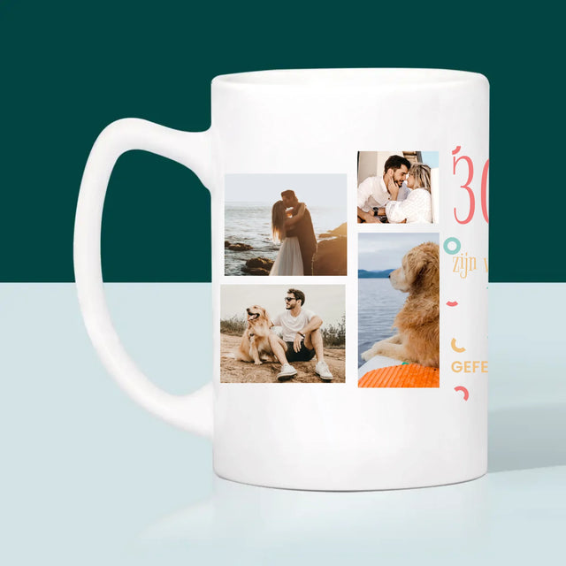 Fotocollage: 30 Jaar Voorbij - Mok