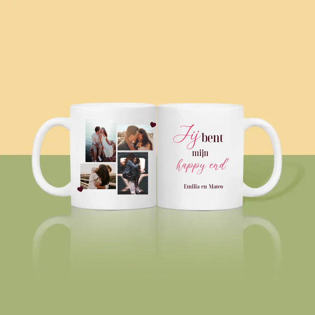 Fotocollage: Jij Bent Mijn Happy End - Mok