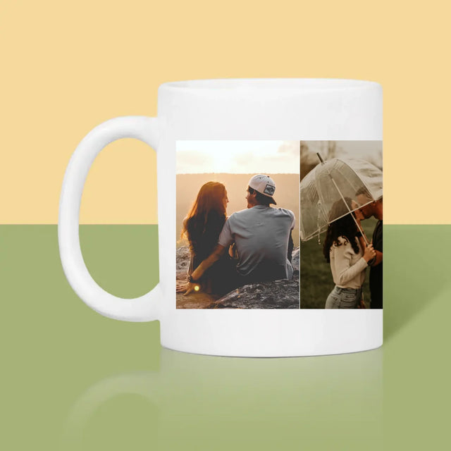 Fotocollage: Eerste Valentijn Samen - Mok