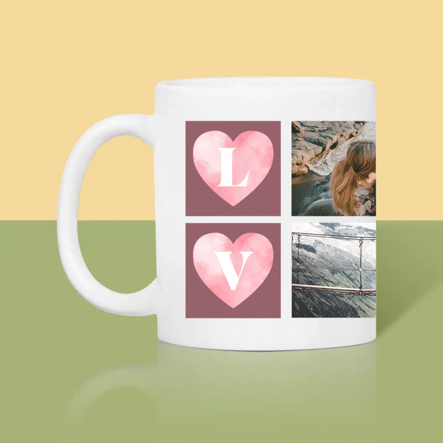Fotocollage: Hartje Love - Mok