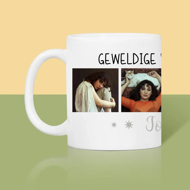 Fotocollage: Geweldige Veertigjarige, Vrouw - Mok