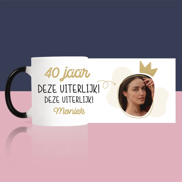 Foto En Handtekening: 40 Jaar Gewerkt Voor Deze Uiterlijk - Mok