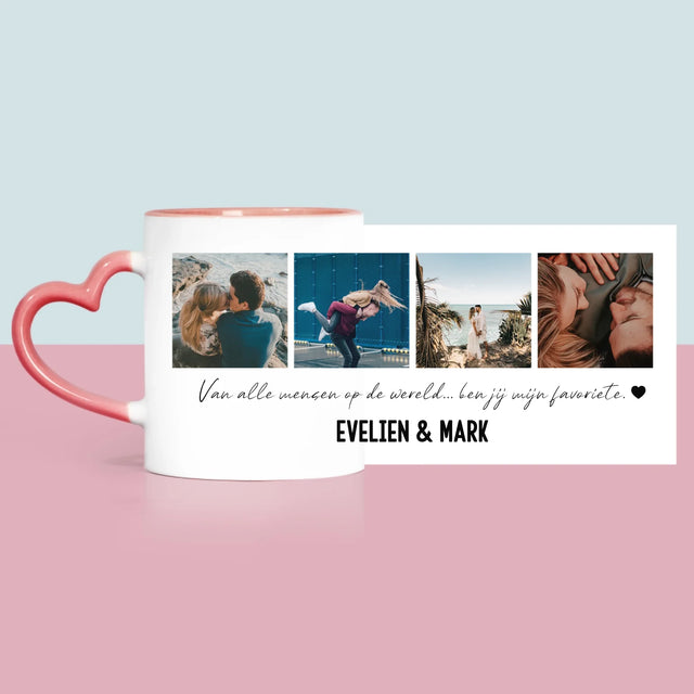 Fotocollage: Van Alle Mensen Op De Wereld - Mok