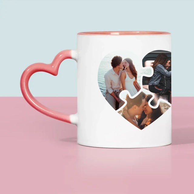 Fotocollage: Valentijn Puzzel - Mok