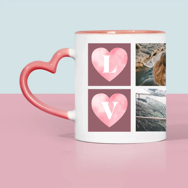 Fotocollage: Hartje Love - Mok