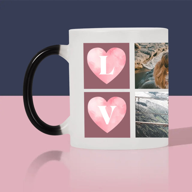Fotocollage: Hartje Love - Mok