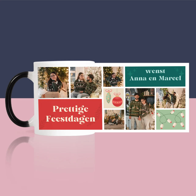 Fotocollage: Kerst Foto'S - Mok