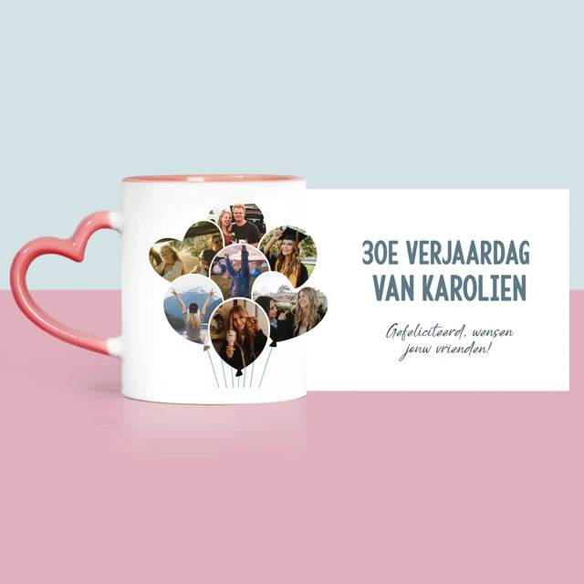 Vorm Van Foto'S: 30E Verjaardag Balonnen - Mok