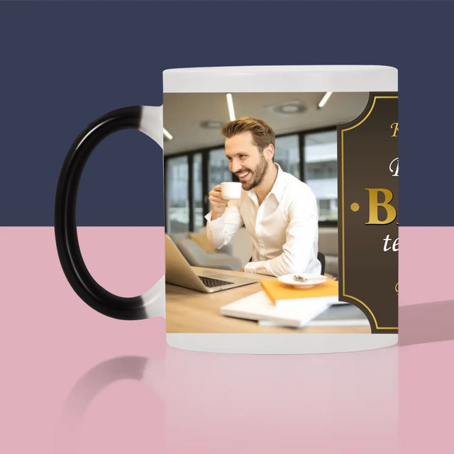 Fotocollage: De Beste Baas Ter Wereld - Mok