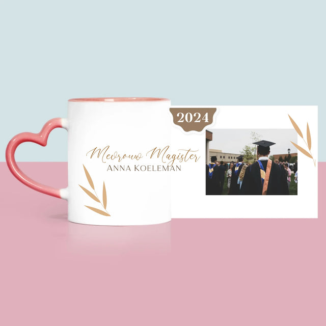 Fotocollage: Mevrouw Magister - Mok