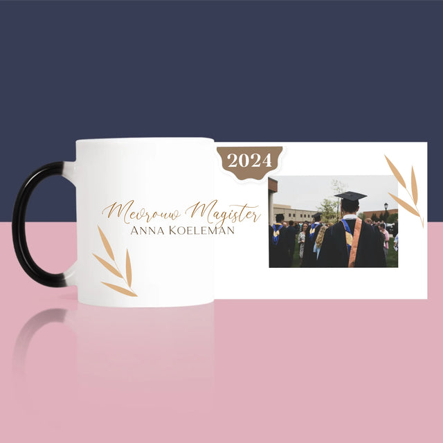 Fotocollage: Mevrouw Magister - Mok