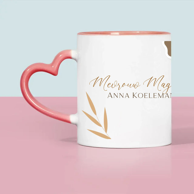 Fotocollage: Mevrouw Magister - Mok