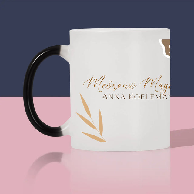 Fotocollage: Mevrouw Magister - Mok